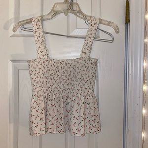 Forever 21 floral summer crop top